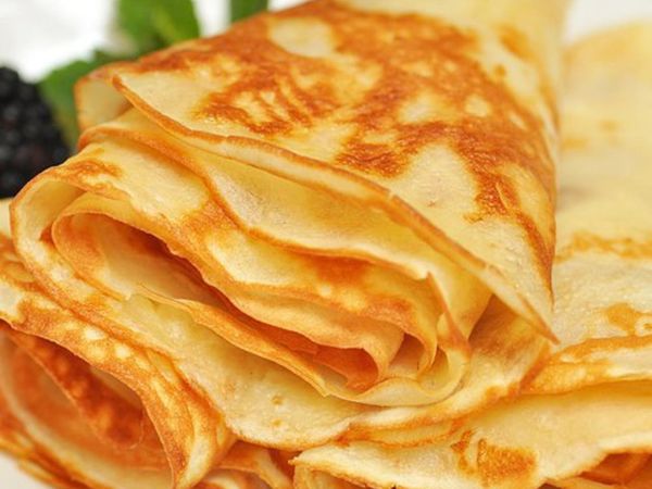 Блины на молоке тонкие с дырочками, заварные, ажурные. Рецепт пошагово с фото