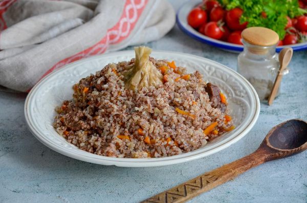 Ферганский плов. Рецепт Сталика Ханкишиева, с барбарисом, пошагово