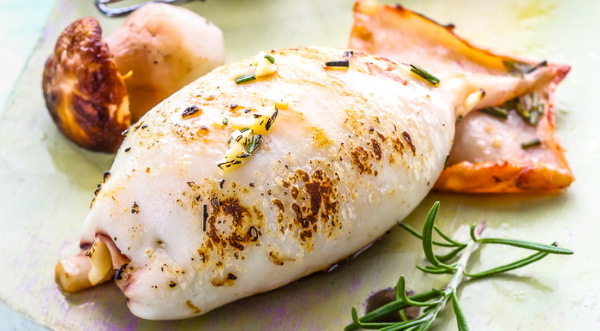 Кальмар фаршированный. Рецепты простые, вкусные в духовке, мультиварке пошагово