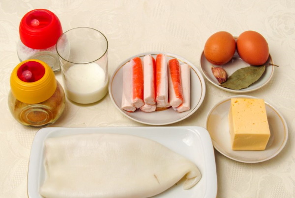 Кальмар фаршированный. Рецепты простые, вкусные в духовке, мультиварке пошагово