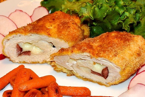 Начинка для куриных рулетиков в духовке из грудки, окорочков, бедер пошагово