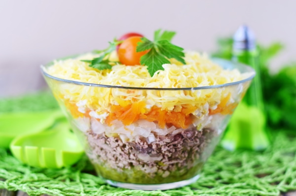 Салат с папоротником соленым рецепты фото простые