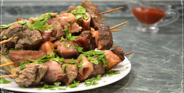Шашлык в банке в духовке из свинины, курицы, говядины. Рецепт вкуснее, чем на мангале в собственном соку, соевом соусе, пиве