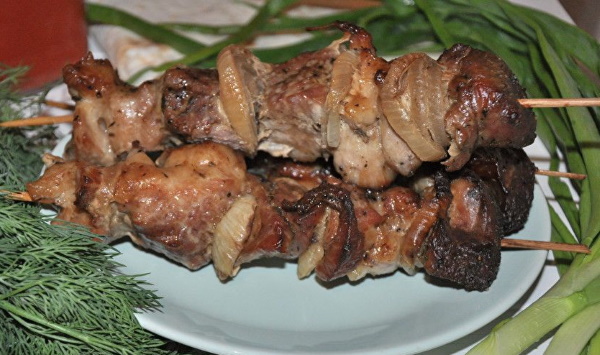 Шашлык в банке в духовке из свинины, курицы, говядины. Рецепт вкуснее, чем на мангале в собственном соку, соевом соусе, пиве