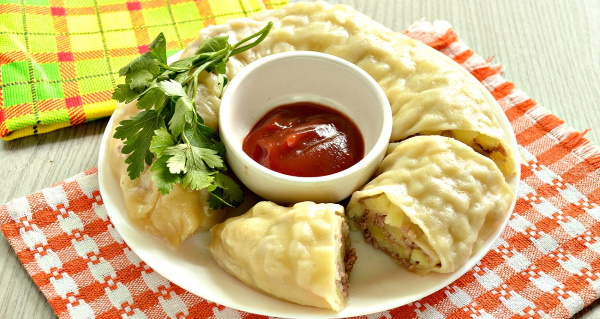 Ханум. Рецепт с пошаговым фото в мантоварке, духовке, мультиварке с картошкой, тыквой, капустой, мясом, курицей