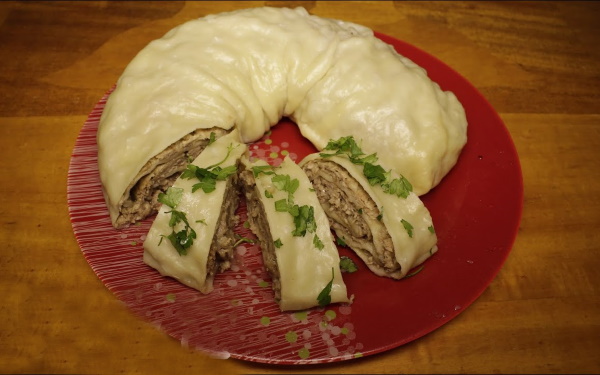 Ханум. Рецепт с пошаговым фото в мантоварке, духовке, мультиварке с картошкой, тыквой, капустой, мясом, курицей