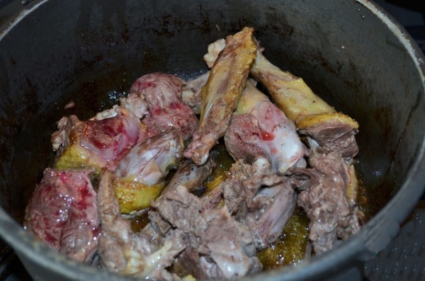Шулюм. Рецепт классический пошаговый в казане, мультиварке из утки, свинины, баранины, говядины