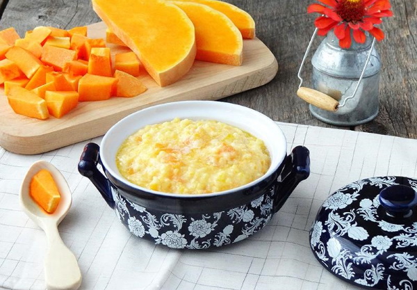 Каша из тыквы. Как сварить с пшеном, рисом, манкой, на молоке, воде, в мультиварке, духовке