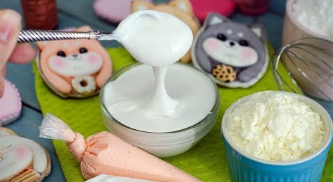 Глазурь для имбирных пряников. Рецепт с лимонным соком, кислотой, желатином, сахаром, крахмалом, альбумином