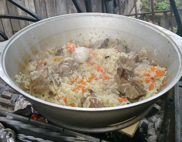 Плов из свинины в мультиварке, казане, сковороде, кастрюле. Рецепты с фото