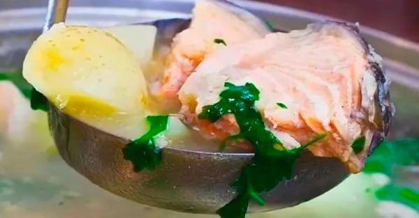 Рыбные супы из красной рыбы. Рецепт с пшеном, сливками, плавленым сыром, рисом из головы и хвоста