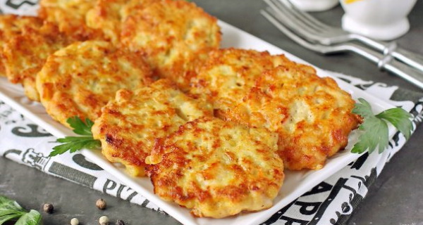 Оладьи рубленные из куриной грудки. Рецепт с фото
