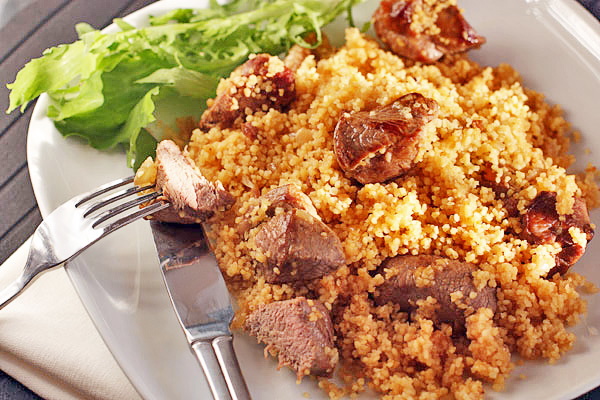 Кускус гарнир с овощами, к мясу, для рыбы. Рецепт с фото