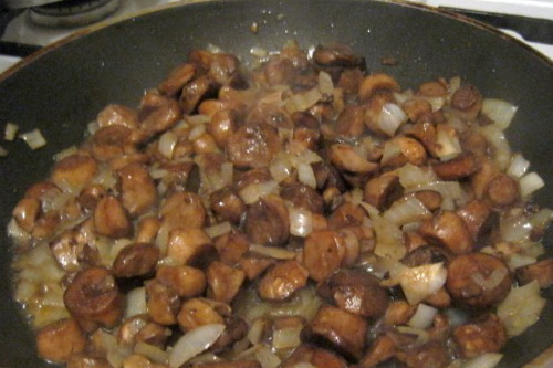 Салат Дубок с курицей шампиньонами. Рецепт
