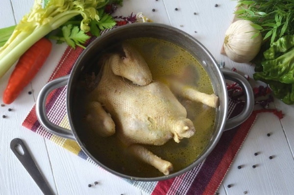 Супы с цветной капустой на курином бульоне. Рецепт с фото