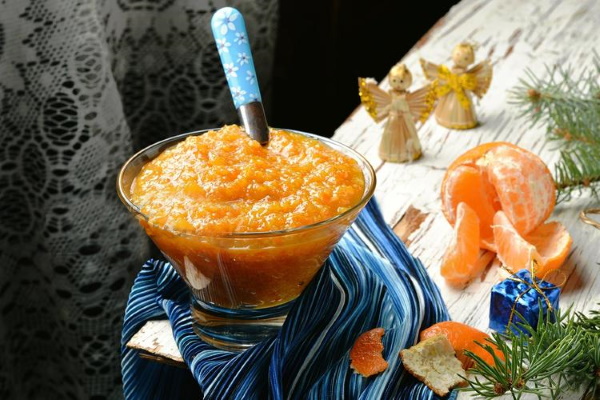 Джем из мандаринов. Рецепт быстрого приготовления