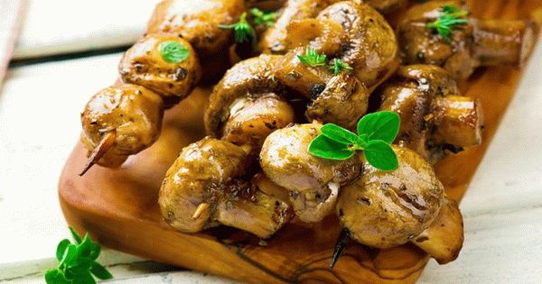 можно ли мариновать шампиньоны на ночь для жарки на костре