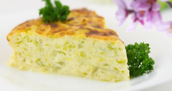Кабачковая запеканка диетическая в духовке с яйцом. Рецепт с фото