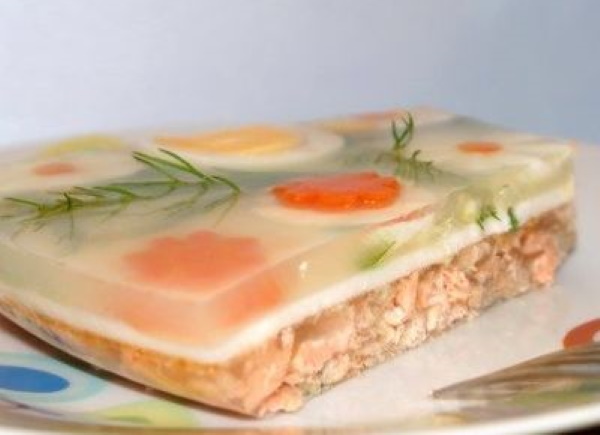 Заливное из рыбы с желатином. Пошаговый рецепт с фото