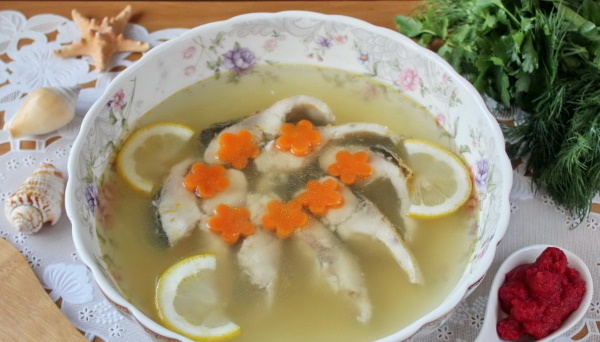 Заливное из рыбы с желатином. Пошаговый рецепт с фото
