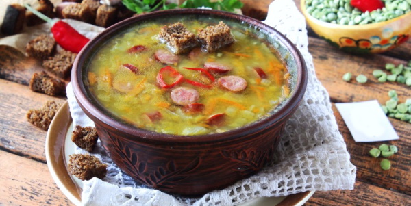 Гороховый суп с копченостями в мультиварке. Рецепт, как приготовить