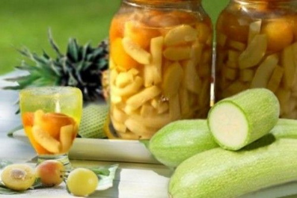 Кабачки как ананасы на зиму с ананасовым соком и без. Рецепты
