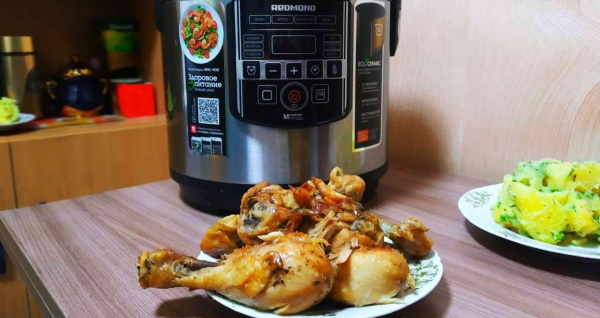 Куриные ножки в мультиварке Редмонд. Как приготовить, пожарить, рецепты