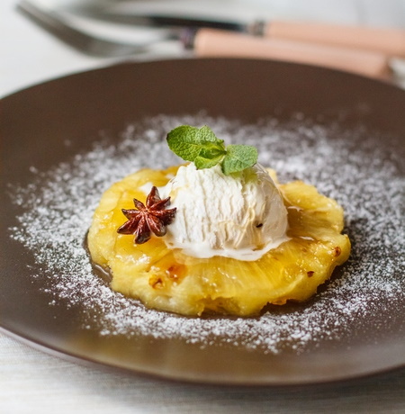 Десерты с ананасом консервированным рецепты с фото