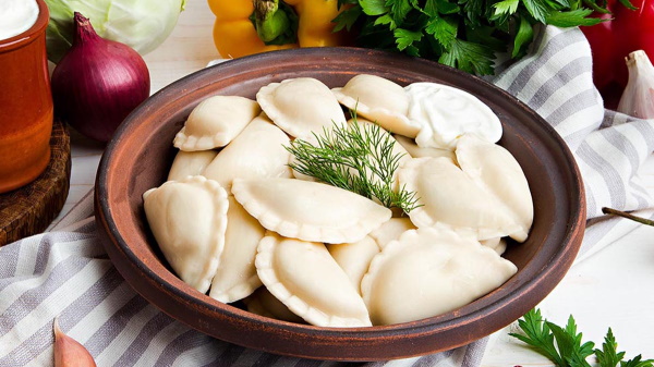 Вареники с грибами и картошкой, сыром, капустой. Рецепт пошагово, фото