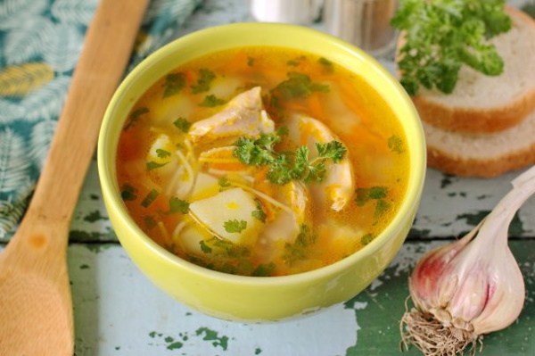 Супы из курицы и куриными потрохами. Рецепты с фото