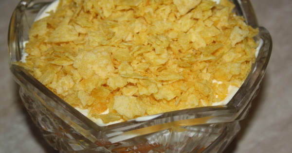 Салат Парус с корейской морковкой и чипсами. Рецепт классический по-корейски