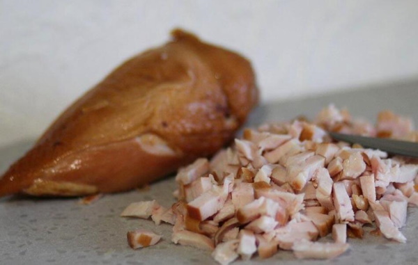 Салат Парус с корейской морковкой и чипсами. Рецепт классический по-корейски