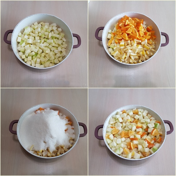 Варенье из кабачков с лимоном и апельсином. Рецепт на зиму