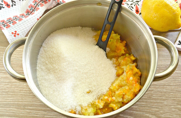 Варенье из кабачков с курагой и лимоном. Рецепт на зиму