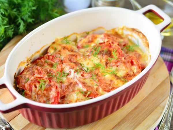 Рыба по-французски с картошкой в духовке. Рецепт