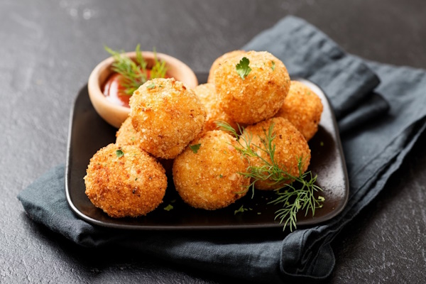 Куриные крокеты. Рецепт в духовке
