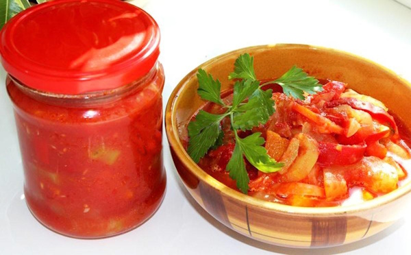 Лечо без моркови на зиму. Рецепты без лука