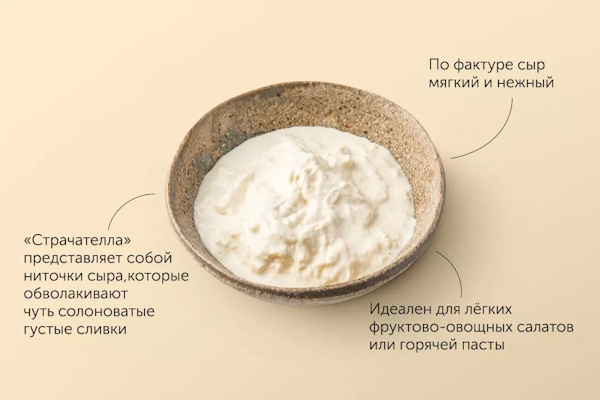 Сыр страчателла (Stracciatella) это что такое, как делают, едят